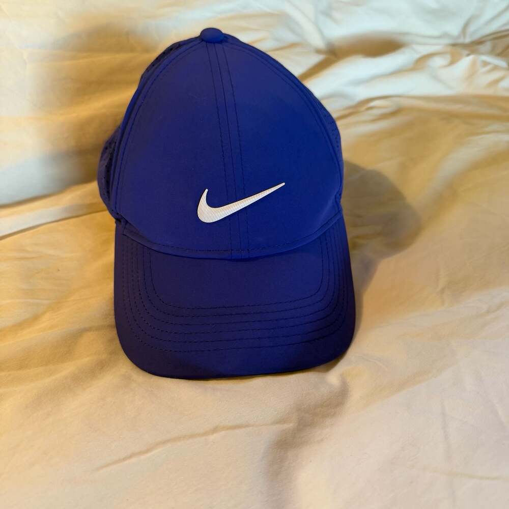 Nike WOMENS Purple DRI-FIT H86 Perforated Golf Cap Tennis Adjustable EUC Running